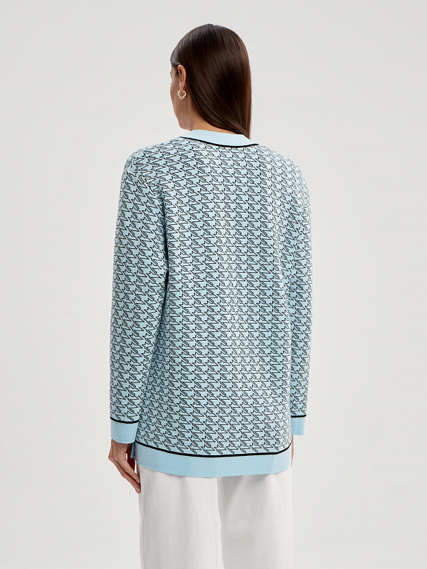 Сандро кардиган трикотажный (св.голубой, 44-46)