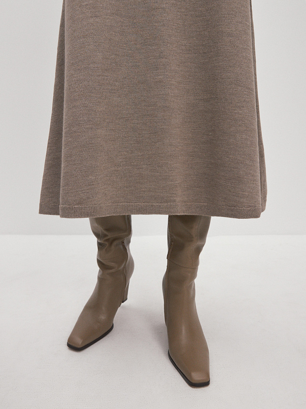 Мисти юбка трикотажная (какао, 44-46)