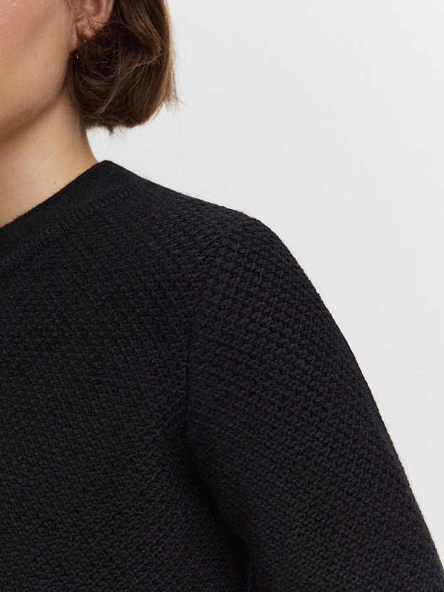 Аника кардиган трикотажный (черный, 44-46)