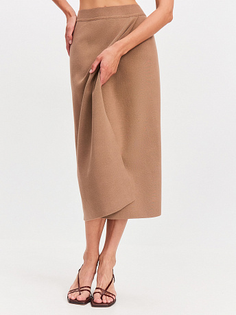 Юбка-миди с запахом Диона