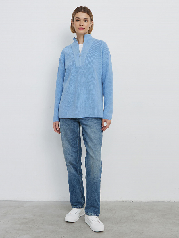 Райди джемпер трикотажный (голубой, 44-46)