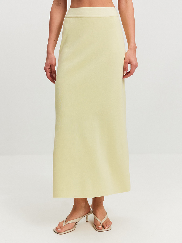 Моника юбка трикотажная (бледно-желтый, 40-42/164-170)