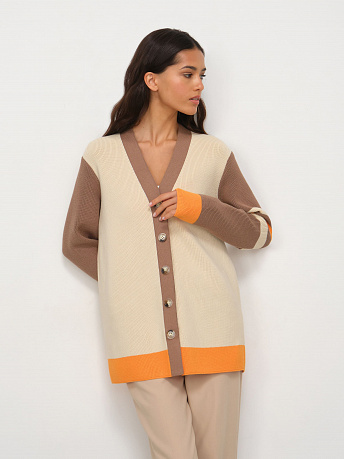 Кардиган на пуговицах из хлопка Родос