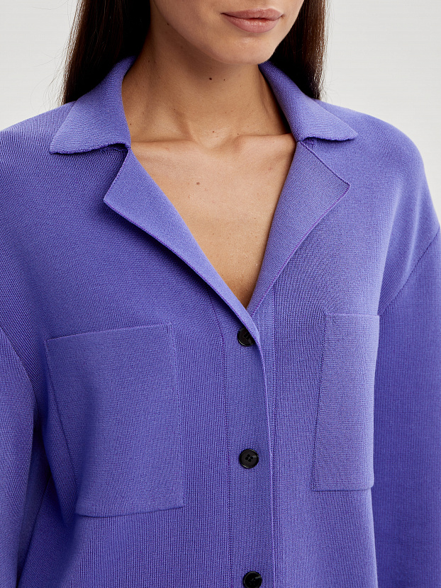 Портофино костюм (рубашка+брюки) трикотажный (фиолетовый, 40-42/164-170)