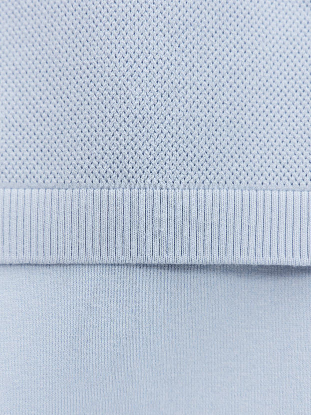 Оливия джемпер без рукавов трикотажный (голубой, 44-46)