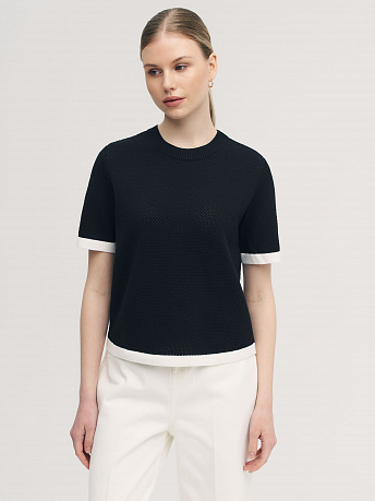 Футболка с акцентной полоской Элмонд