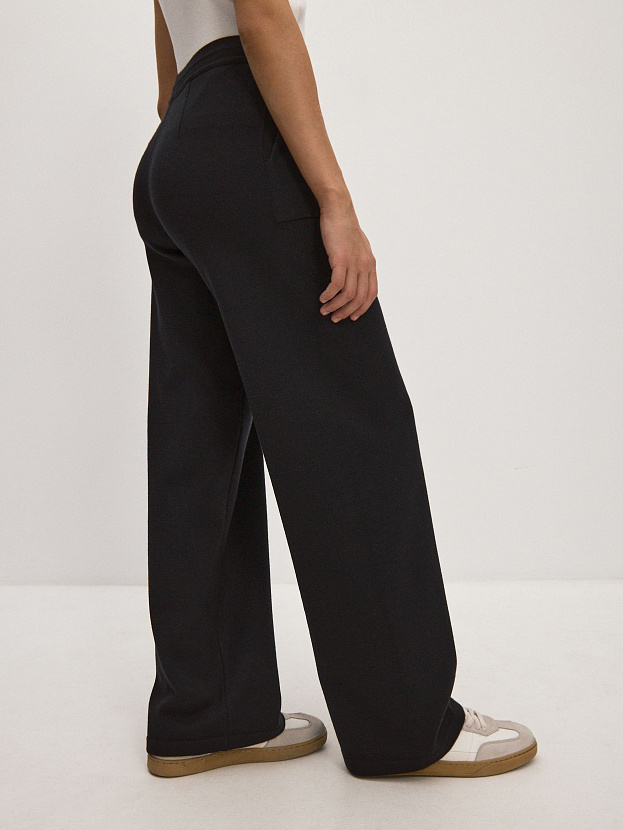 Фуджи брюки трикотажные (черный, 44-46/164-170)