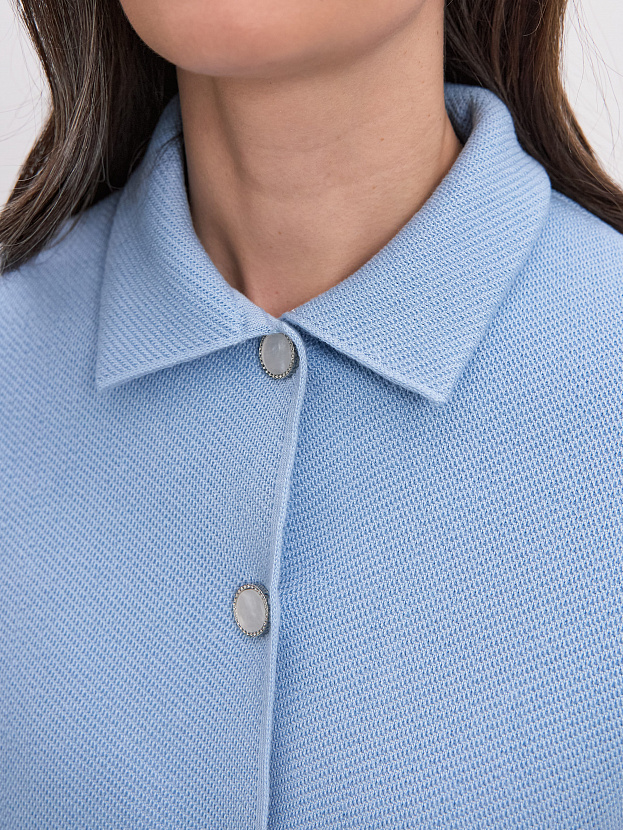 Милена жакет трикотажный (голубой, 44-46)