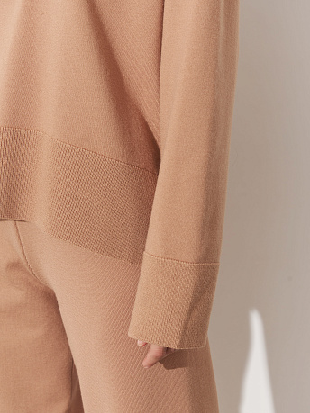 Джемпер из шерсти мериноса и вискозы Дания