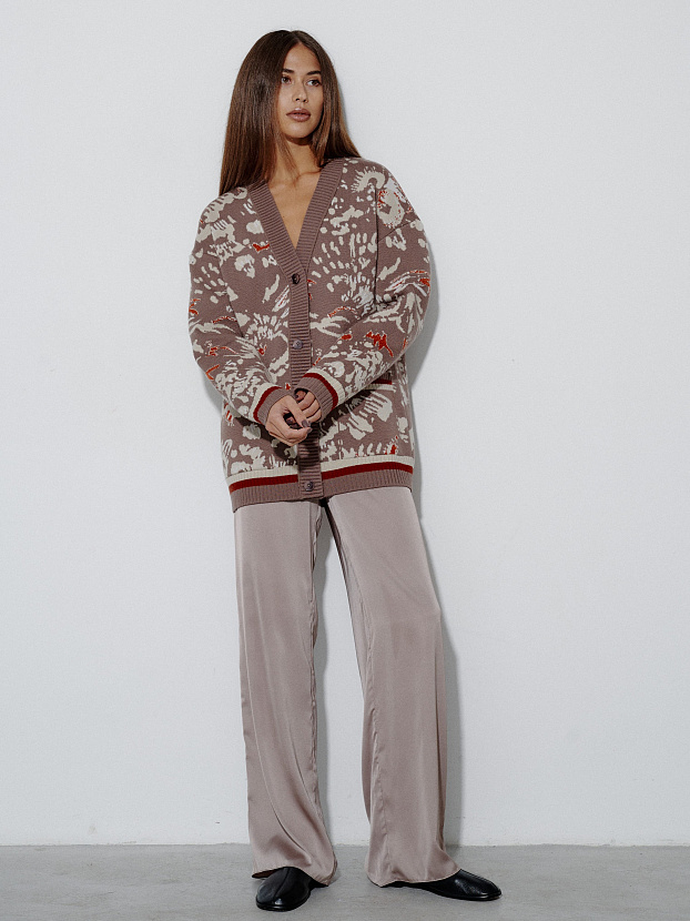 Горизонт кардиган трикотажный (какао, 44-46)