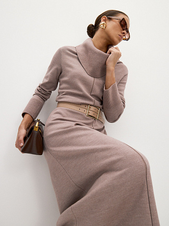 Платье из мериносовой полушерсти Джуди