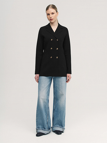 Жакет удлиненный из хлопка с вискозой Диор