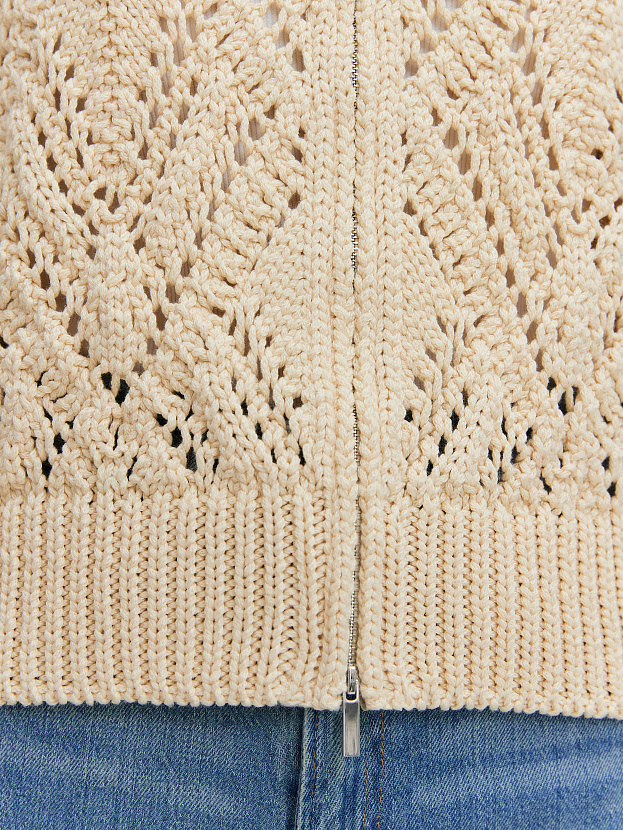 Риччи джемпер (бомбер) трикотажный (кремовый, 44-46)