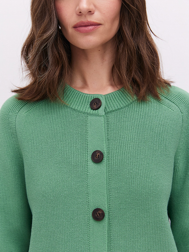 Джейн кардиган трикотажный (зеленый, 44-46)