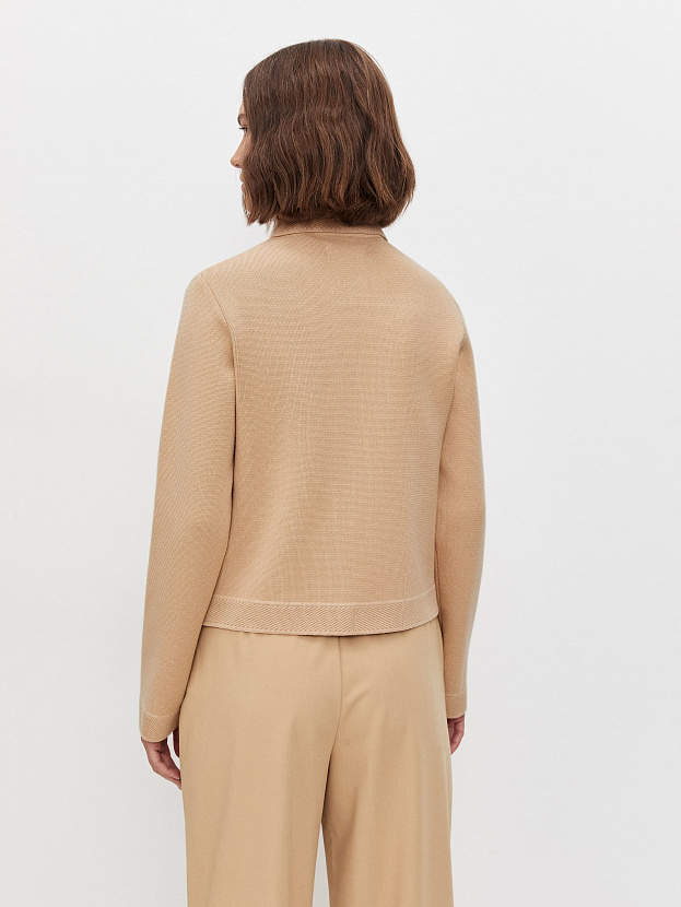 Ницца жакет трикотажный (песочный, 46)