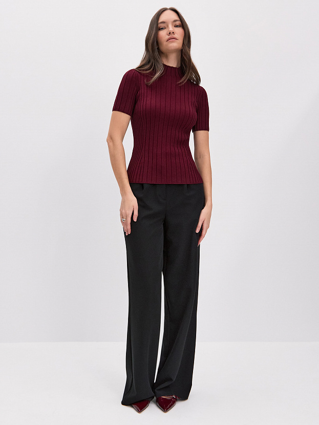 Феникс водолазка трикотажная (бордо, 44-46)