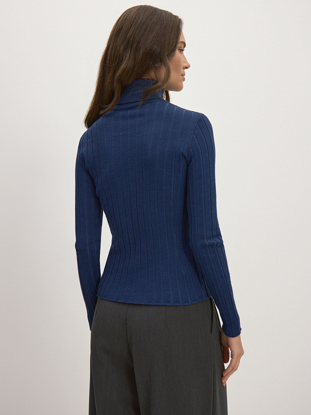 Веста водолазка трикотажная (темно-синий, 44-46)