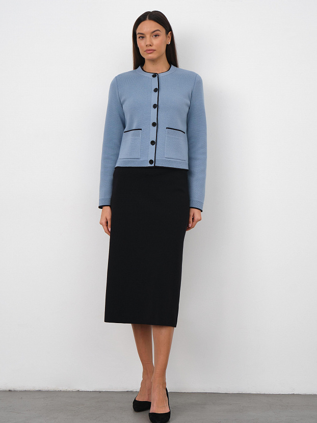 Сириус жакет трикотажный (голубой, 46)