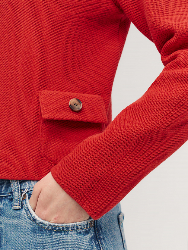 Лацио жакет трикотажный (красный, 44-46)
