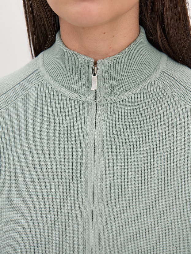 Денвер джемпер (бомбер) трикотажный (св.зеленый, 44-46)