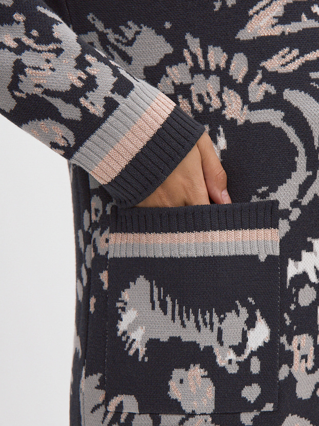 Гарда кардиган трикотажный (серый, 44-46)