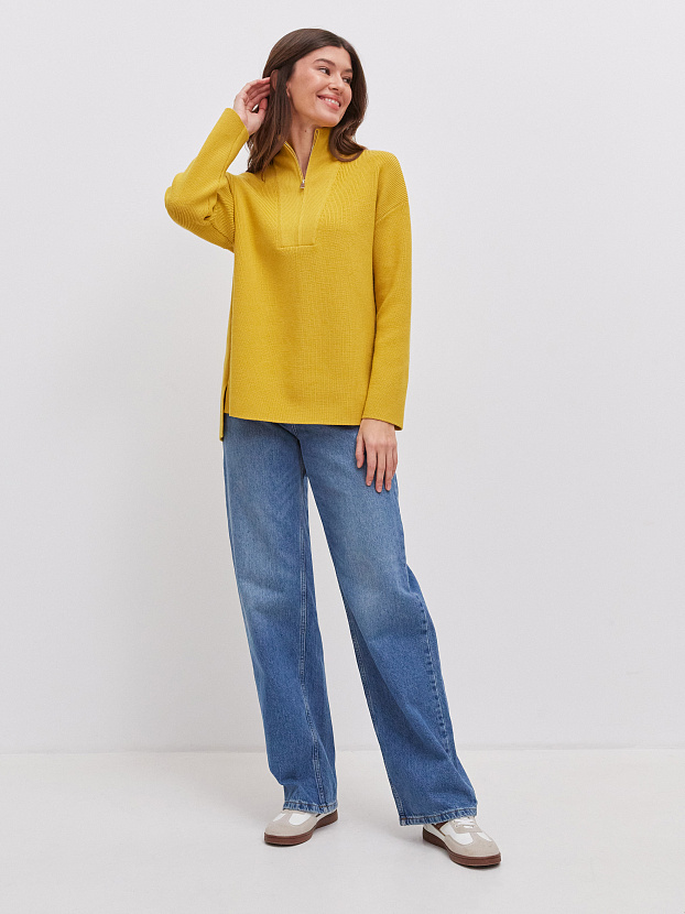 Голди джемпер трикотажный (охра, 44-46)