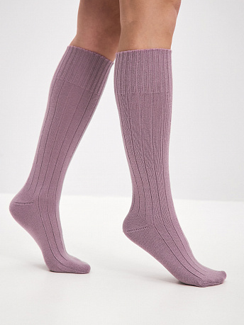 Гольфы трикотажные из шерсти мериноса Степ