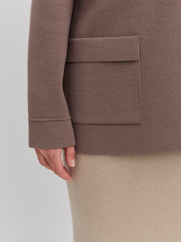 Фарго пиджак трикотажный (какао, 44-46)