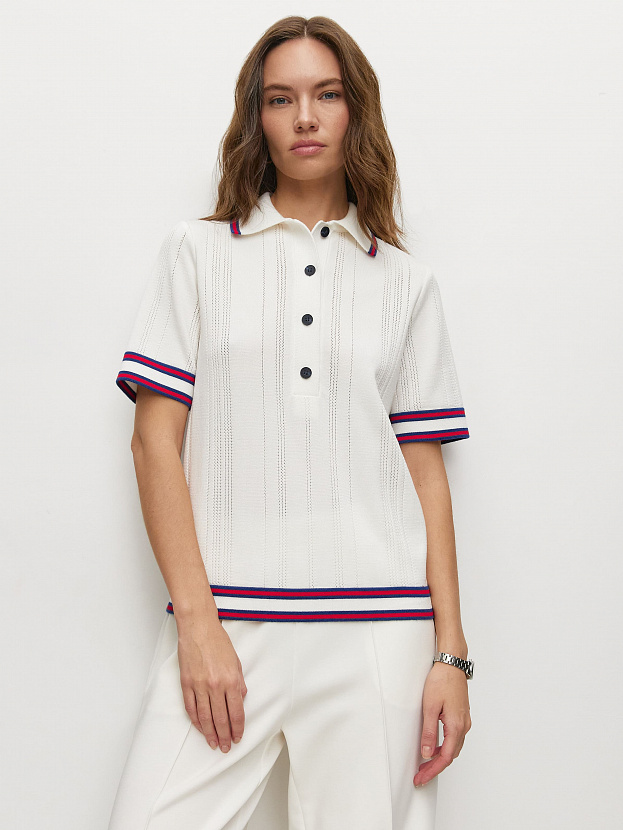 Данте джемпер (футболка) трикотажный (белый, 44-46)