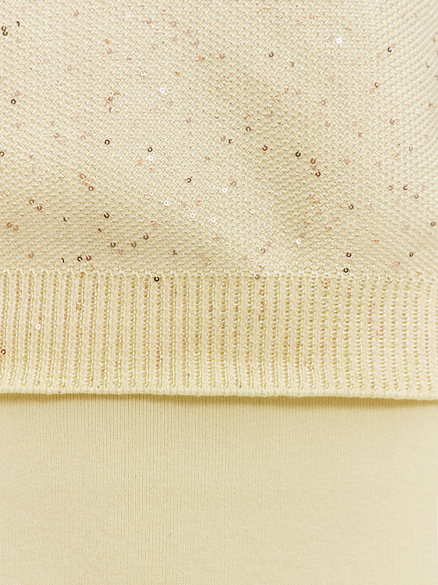 Айн джемпер (поло) трикотажный (бледно-желтый, 44-46)