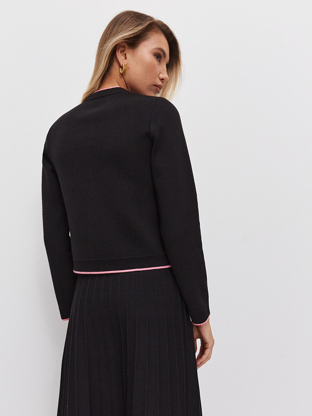 Сириус жакет трикотажный (черный, 46)