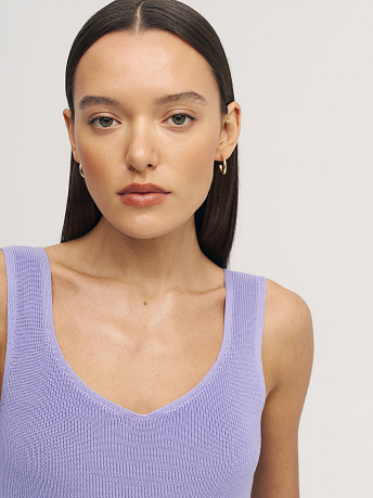 Макси платье с фигурным декольте Прима