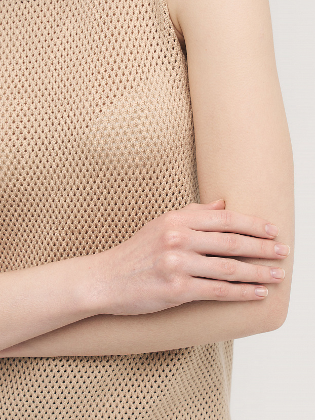 Мусс майка трикотажная (песочный, 44-46)