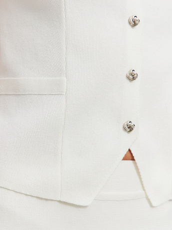 Жилет из хлопка с вискозой Тиффани