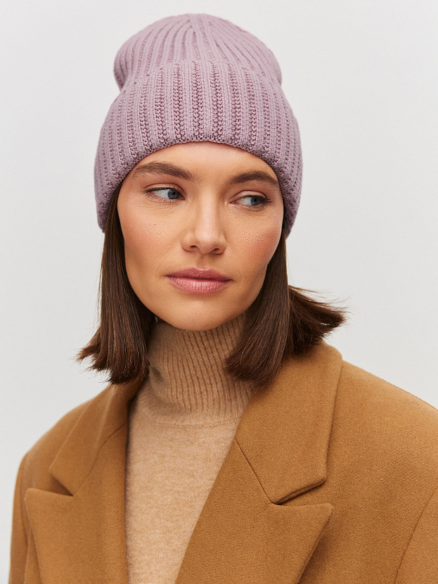 Лайт2 шапка трикотажная (розовато-серый, 56-58)