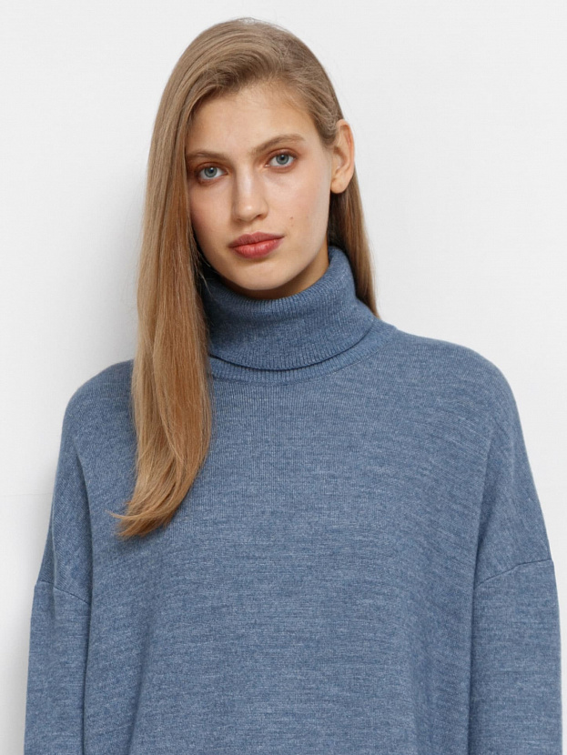 Сатурн джемпер трикотажный (джинсовый меланж, 44-46)