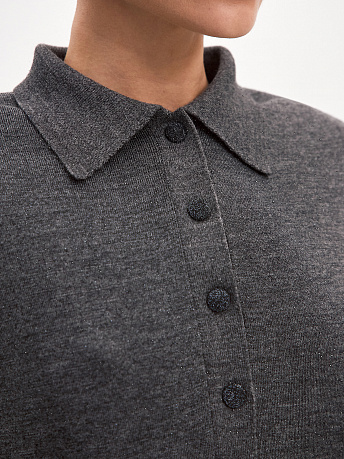 Джемпер из шерсти мериноса с вискозой и люрексом Логан