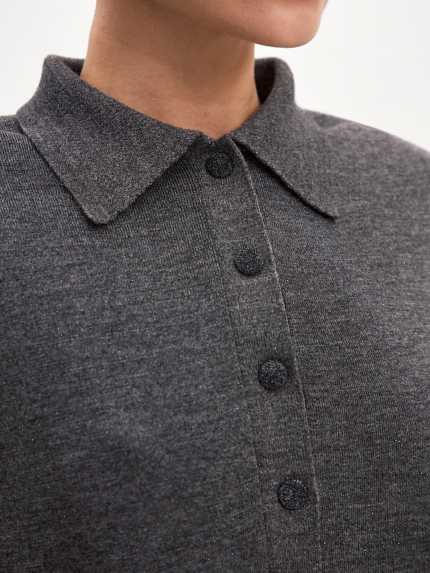 Логан джемпер(поло) трикотажный (маренго, 44-46)