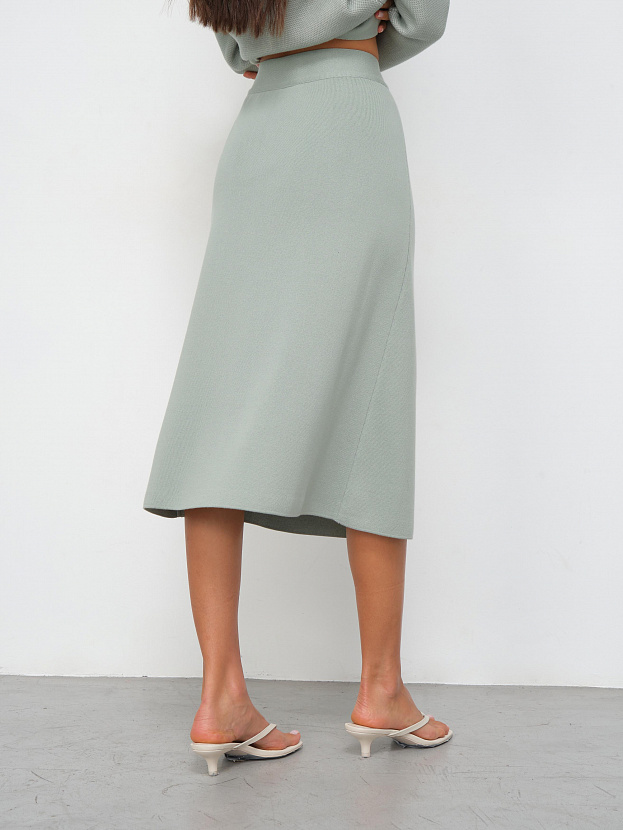 Моне юбка трикотажная (св.зеленый, 46)
