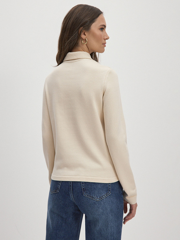 Фреско джемпер трикотажный (кремовый, 44-46)