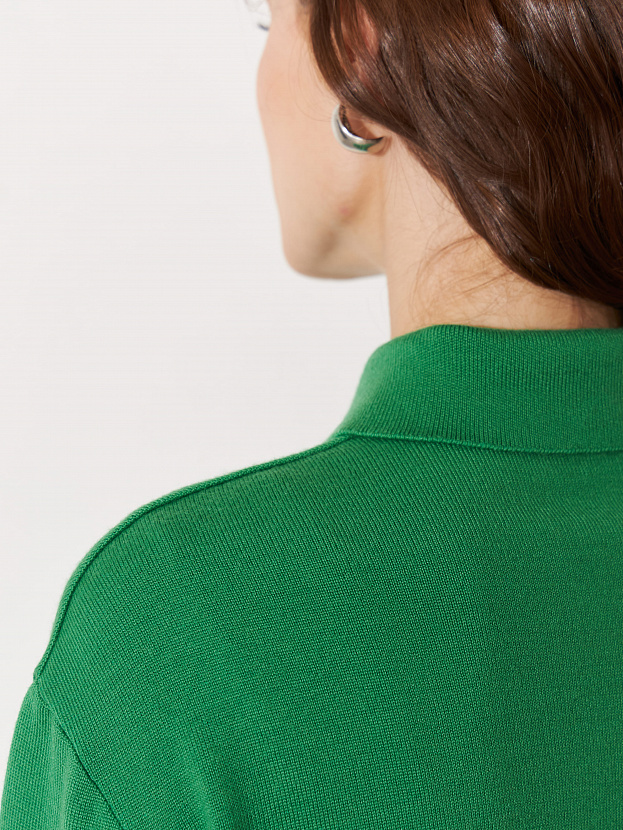 Джем кардиган (рубашка) трикотажный (ярко-зеленый, 44-46)