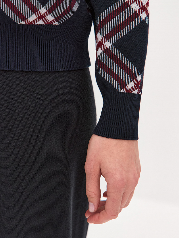 Пандора кардиган (бомбер) трикотажный (темно-синий, 44-46)