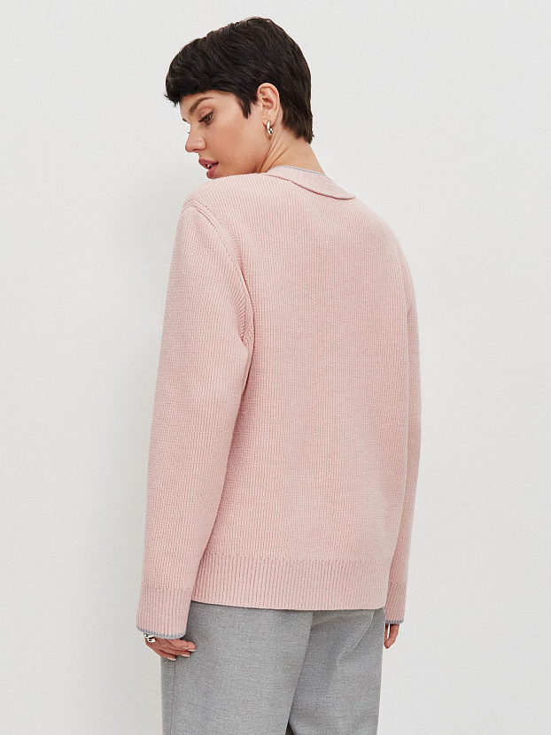 Амега кардиган трикотажный (св.розовый, 44-46)