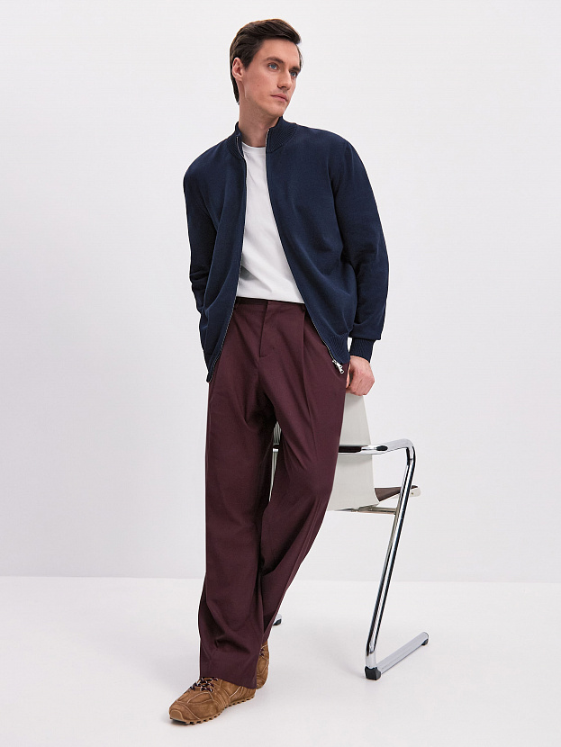 Ларго кардиган трикотажный (т.синий, 48/176-182)