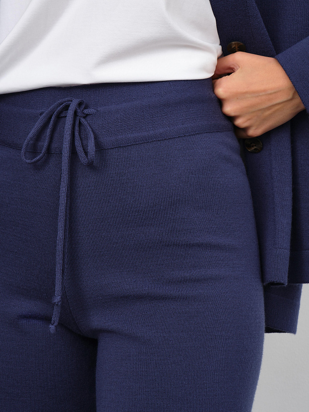 Джемми брюки трикотажные (синий, 44-46/164-170)