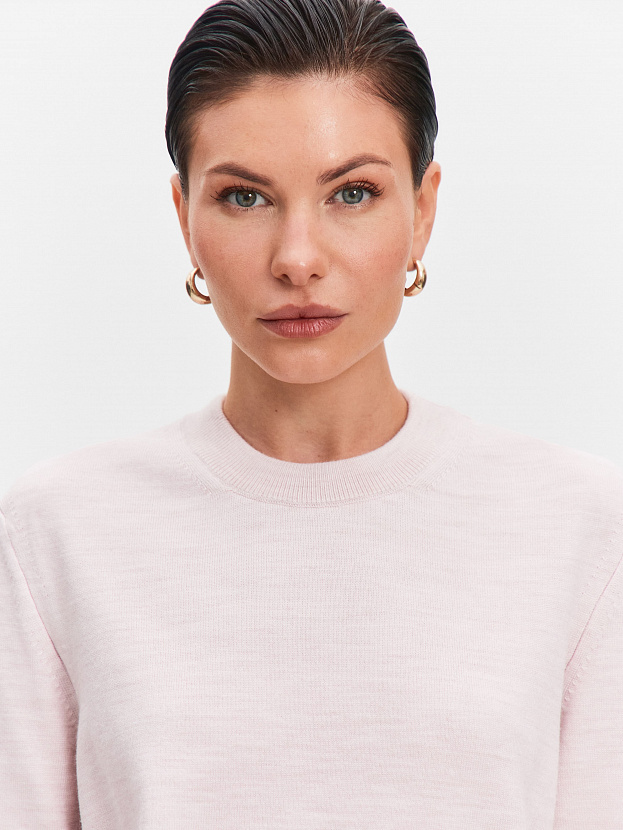 Юджин джемпер трикотажный (бледно-розовый, 44-46)