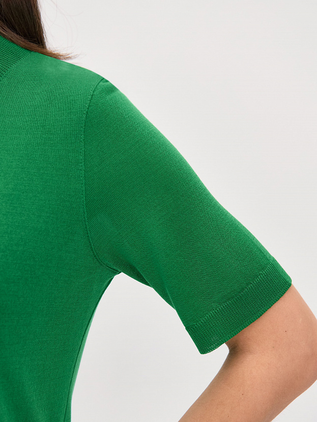 Адель джемпер (футболка) трикотажный (ярко-зеленый, 44-46)