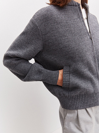 Бомбер из шерсти мериноса Эльба