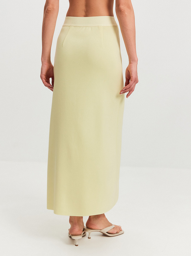 Моника юбка трикотажная (бледно-желтый, 40-42/164-170)