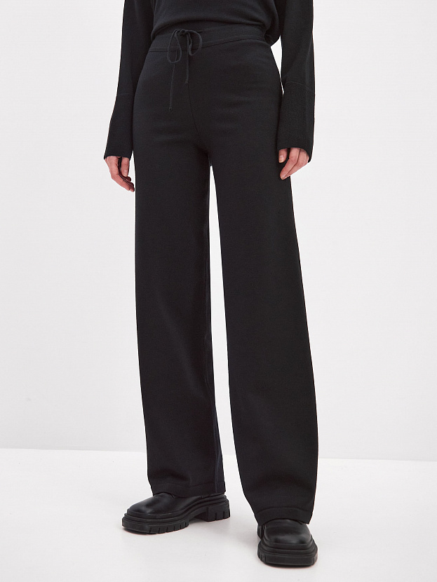 Сатурн брюки трикотажные (черный, 40-42/164-170)